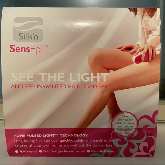 Silk’n SensEpil See the Light Home Pulsed Light Hair Removal System - New